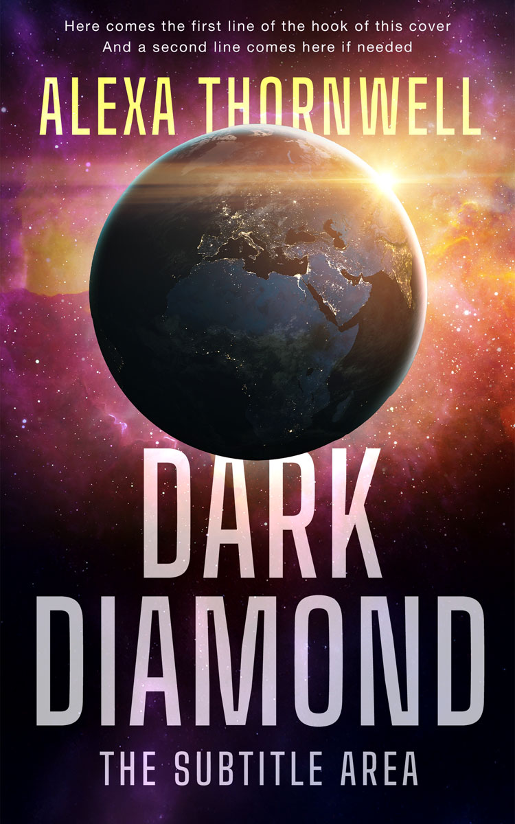 2D view of Custom & Premade Science Fiction Book Cover - Cameo #36044 | BookCoverZone*