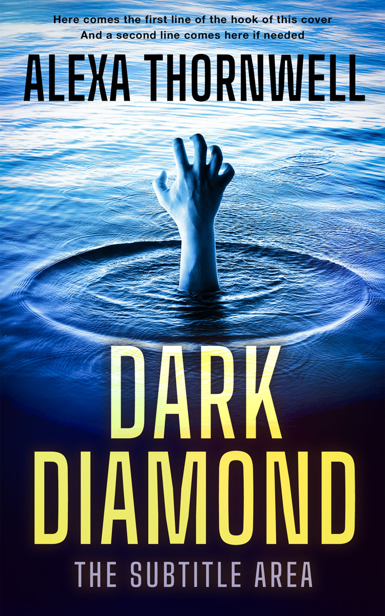 2D view of Custom & Premade Mystery & Thriller & Suspense Book Cover - Ebony #36048 | BookCoverZone*