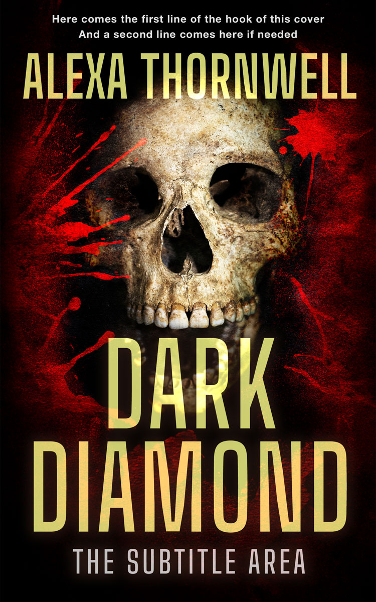 2D view of Custom & Premade Horror Book Cover - Whiskey #36049 | BookCoverZone*