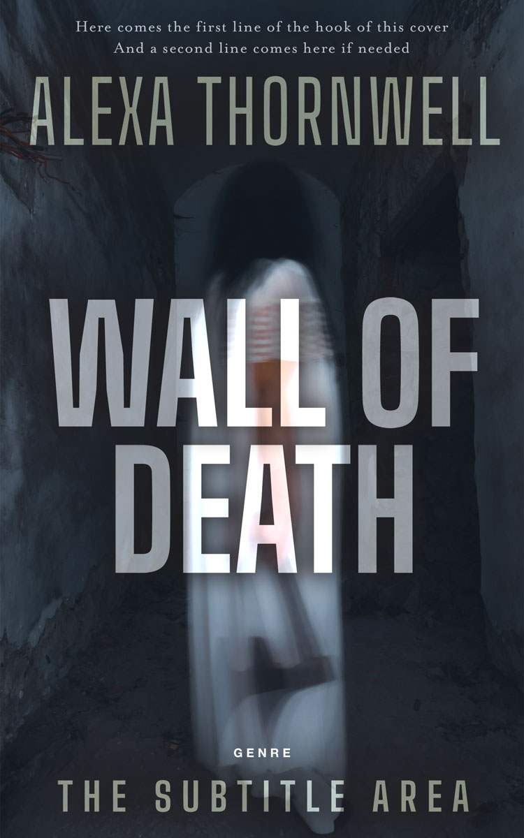 2D view of Custom & Premade Horror Book Cover - Shark #36062 | BookCoverZone*