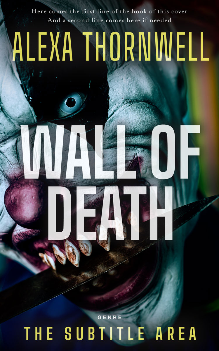 2D view of Custom & Premade Horror Book Cover - Moon Mist #36063 | BookCoverZone*