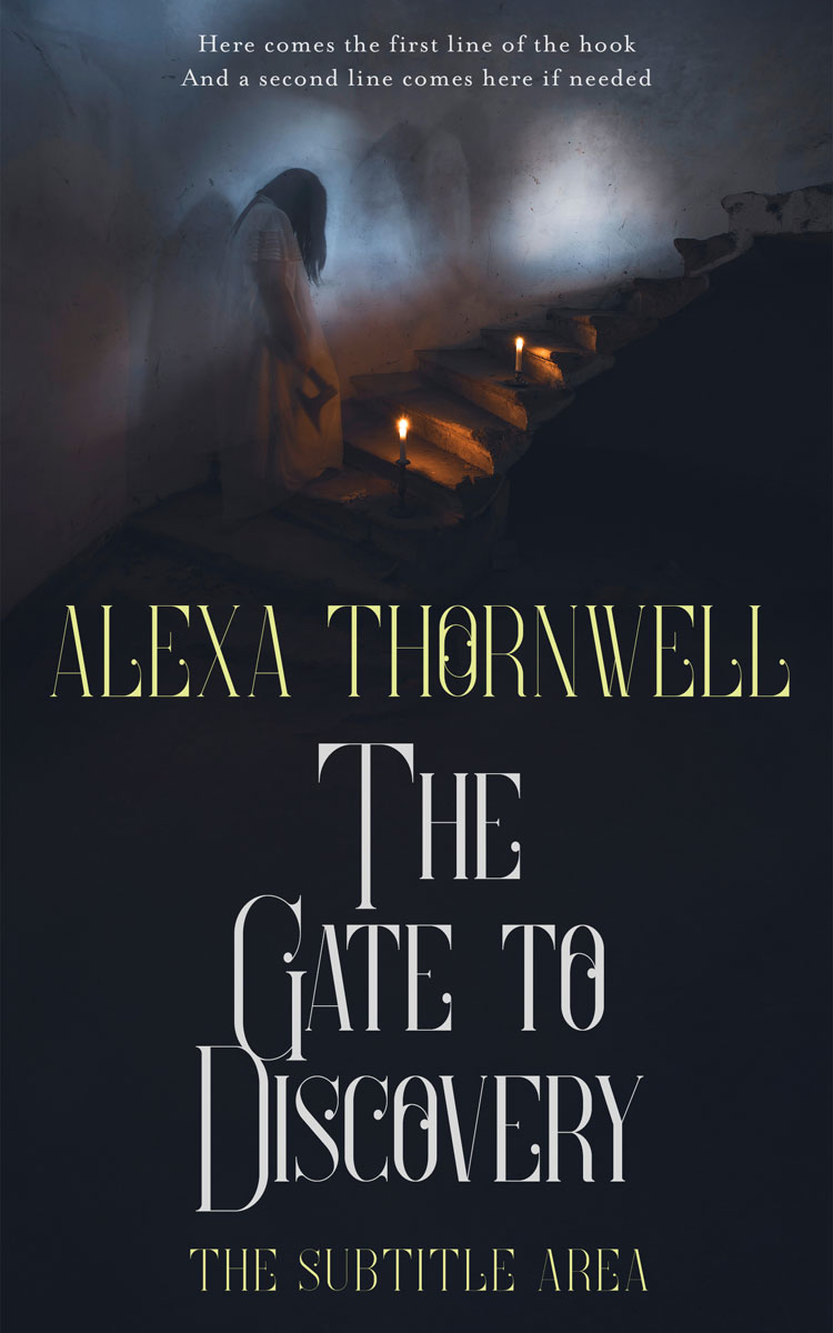 2D view of Premade Horror Book Cover - Shark #36069 | BookCoverZone