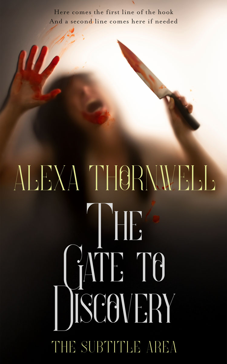 2D view of Premade Mystery & Thriller & Suspense Book Cover - Bone #36070 | BookCoverZone