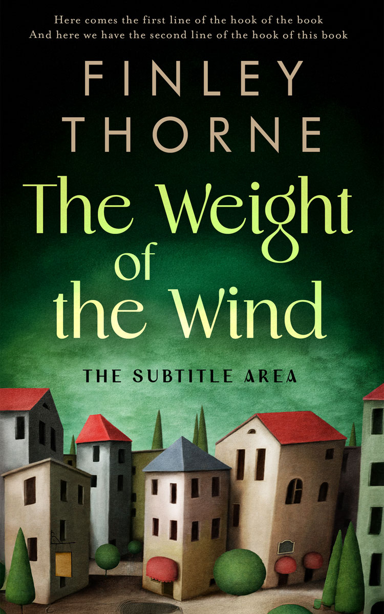 2D view of Custom & Premade Literary Fiction Book Cover - Indian Khaki #36078 | BookCoverZone*