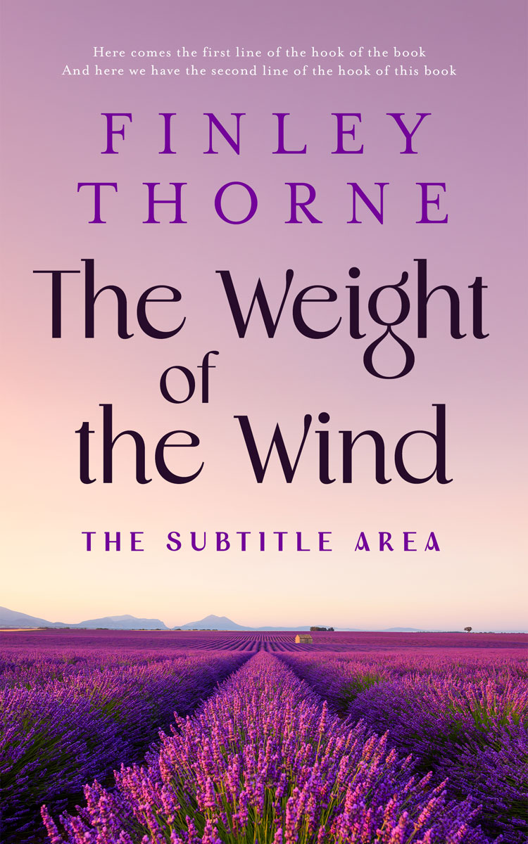 2D view of Custom & Premade Nature Book Cover - Blossom #36086 | BookCoverZone*