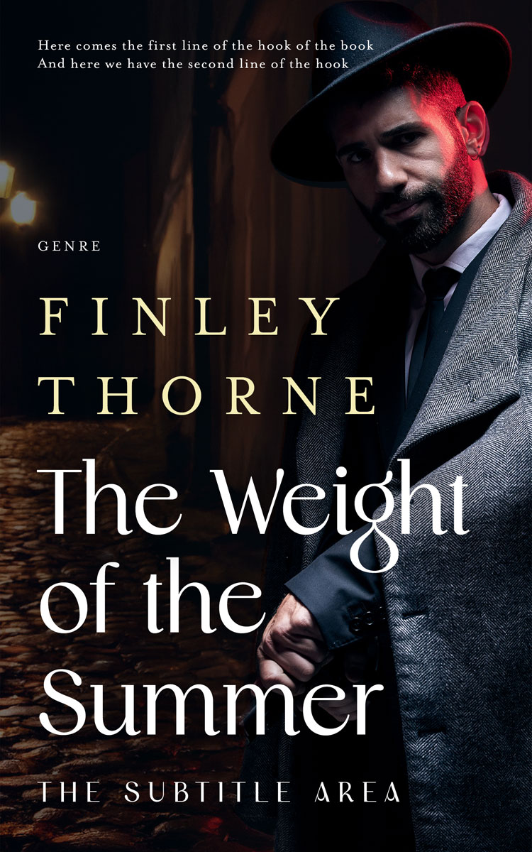 2D view of Custom & Premade Mystery & Thriller & Suspense Book Cover - Woodsmoke #36101 | BookCoverZone*