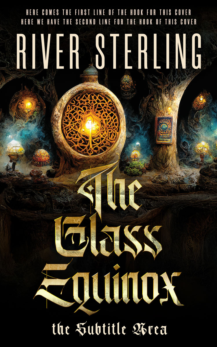 2D view of Custom & Premade Fantasy Book Cover - Tan #36106 | BookCoverZone*