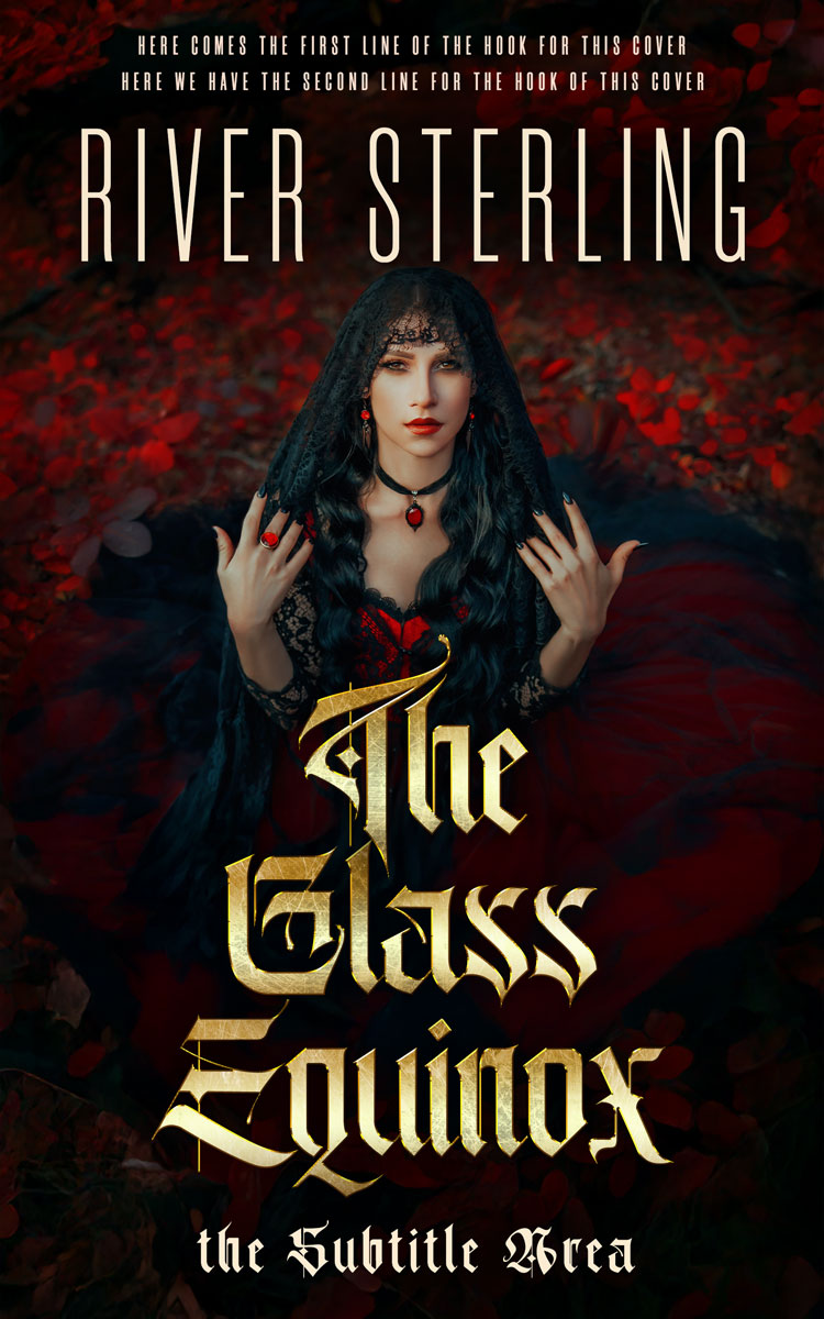 2D view of Custom & Premade Fantasy Book Cover - Night Rider #36114 | BookCoverZone*