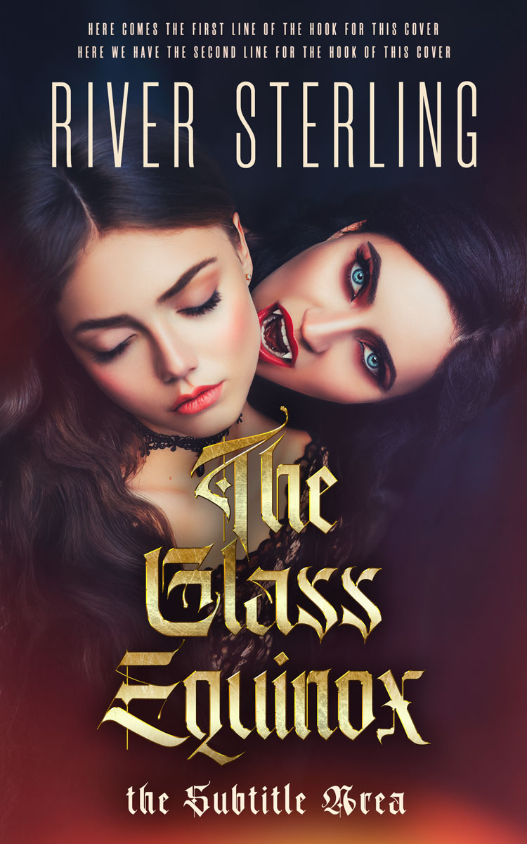 2D view of Custom & Premade Horror Book Cover - Thunder #36115 | BookCoverZone*