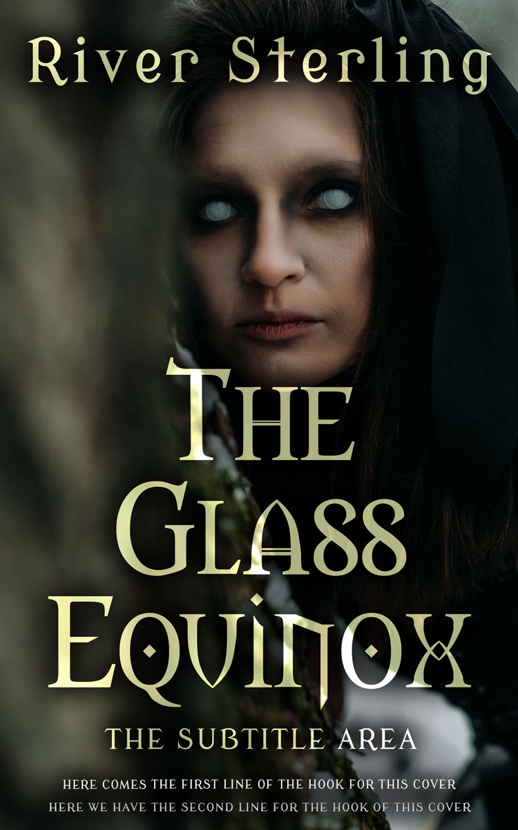 2D view of Custom & Premade Horror Book Cover - Log Cabin #36133 | BookCoverZone*