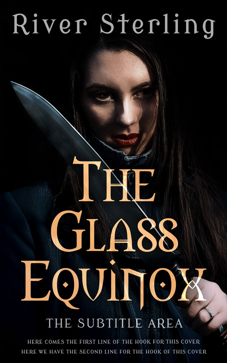 2D view of Custom & Premade Mystery & Thriller & Suspense Book Cover - Tan #36138 | BookCoverZone*