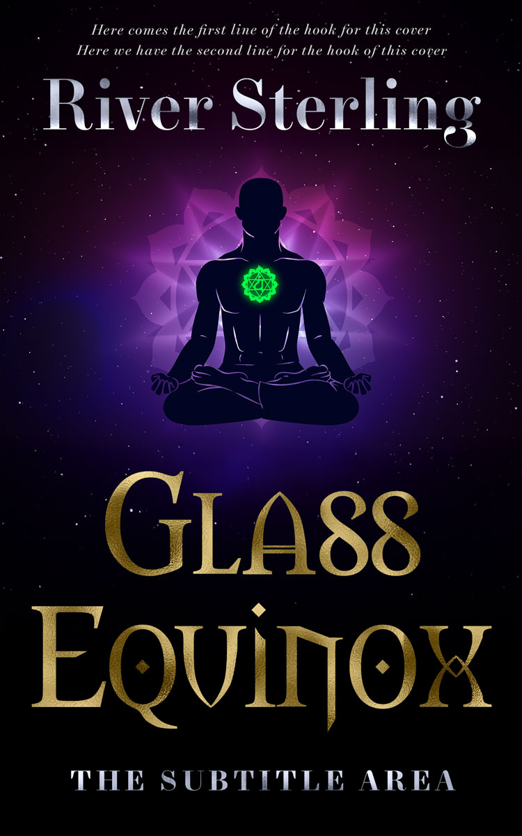 2D view of Custom & Premade Health & Mind & Body Book Cover - Black #36150 | BookCoverZone*