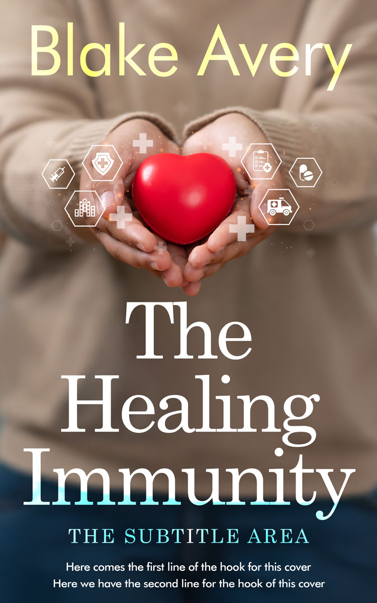 2D view of Premade Medical Book Cover - Sand Dune #36168 | BookCoverZone*