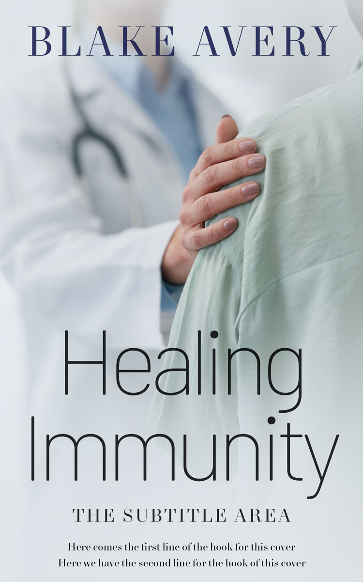 2D view of Premade Medical Book Cover - Iron #36174 | BookCoverZone*