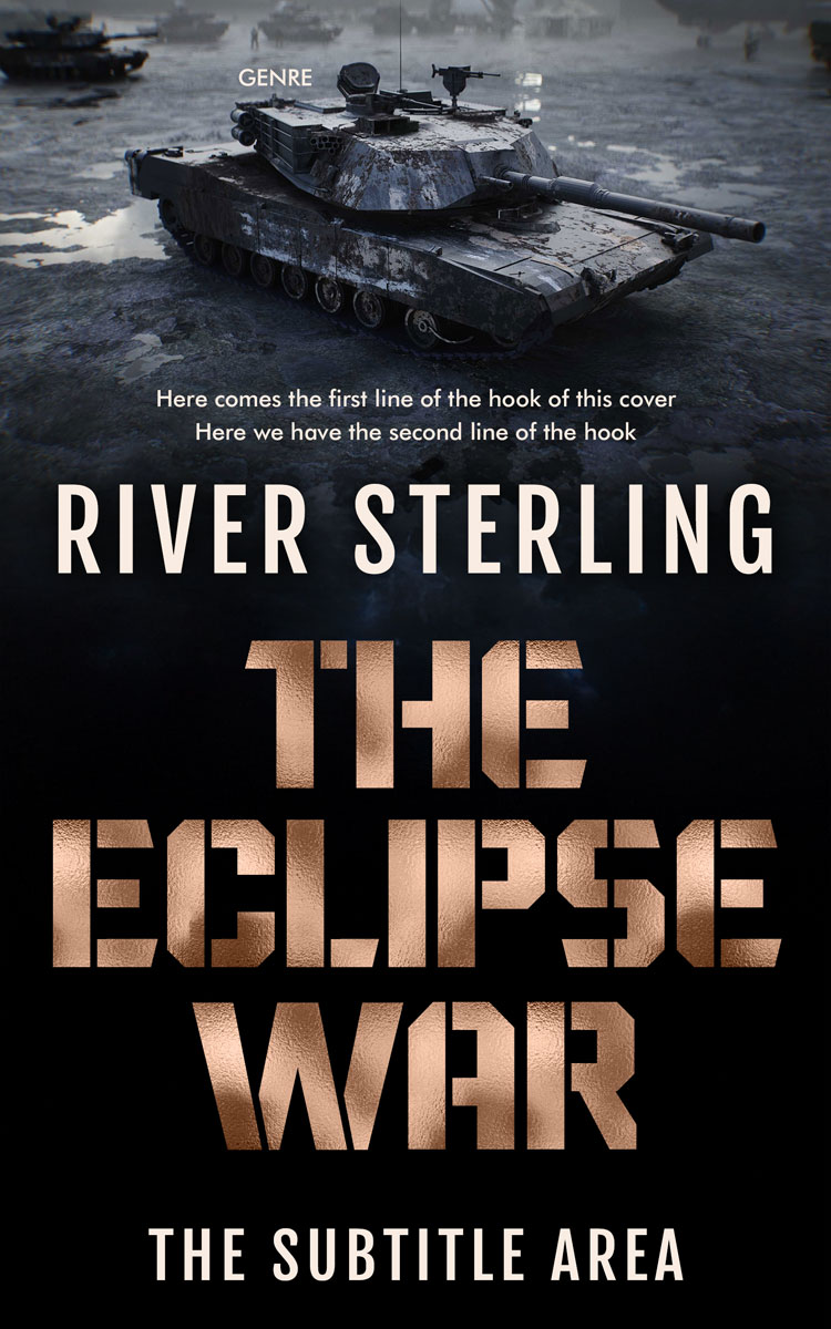 2D view of Premade Action & Adventure Book Cover - Rodeo Dust #36222 | BookCoverZone*