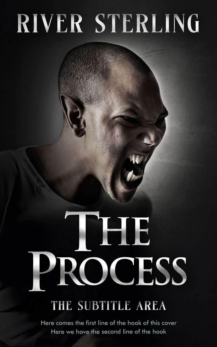 2D view of Premade Horror Book Cover - Cod Gray #36245 | BookCoverZone*