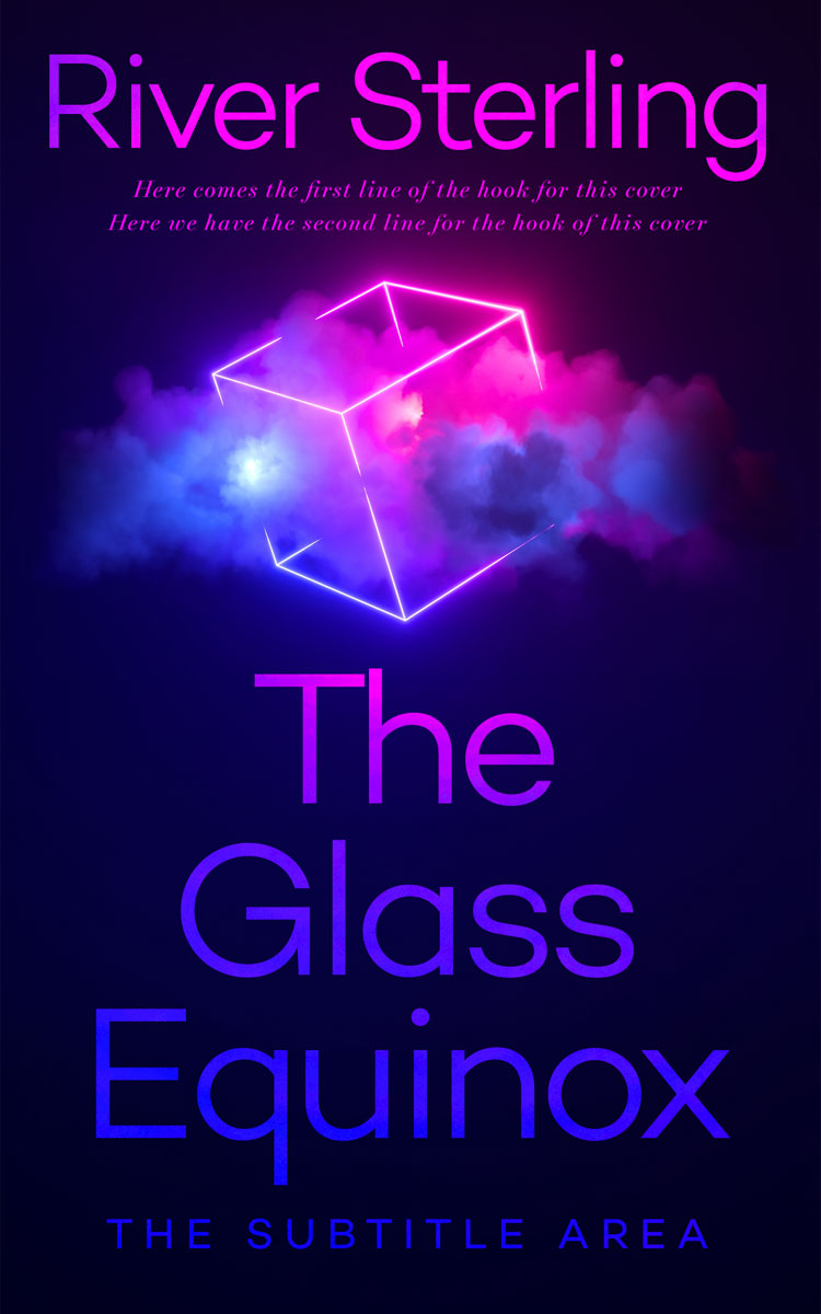 2D view of Premade Science Fiction Book Cover - Black #36257 | BookCoverZone*