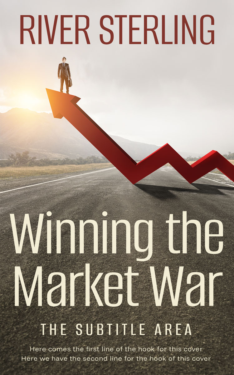 2D view of Premade Business Book Cover - Pearl Bush #36267 | BookCoverZone*