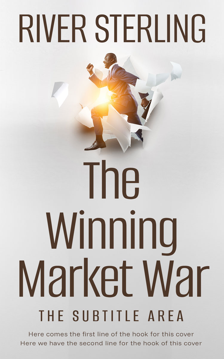 2D view of Premade Business Book Cover - Alto #36270 | BookCoverZone*