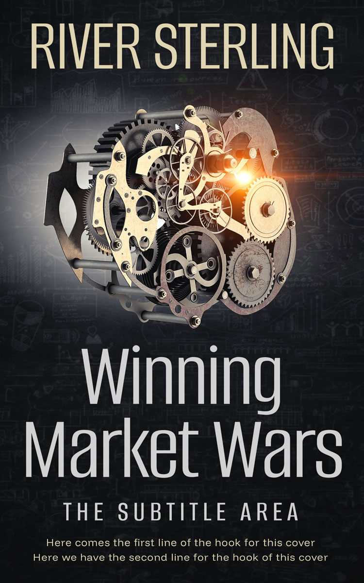 2D view of Premade Business Book Cover - Vanilla #36273 | BookCoverZone*