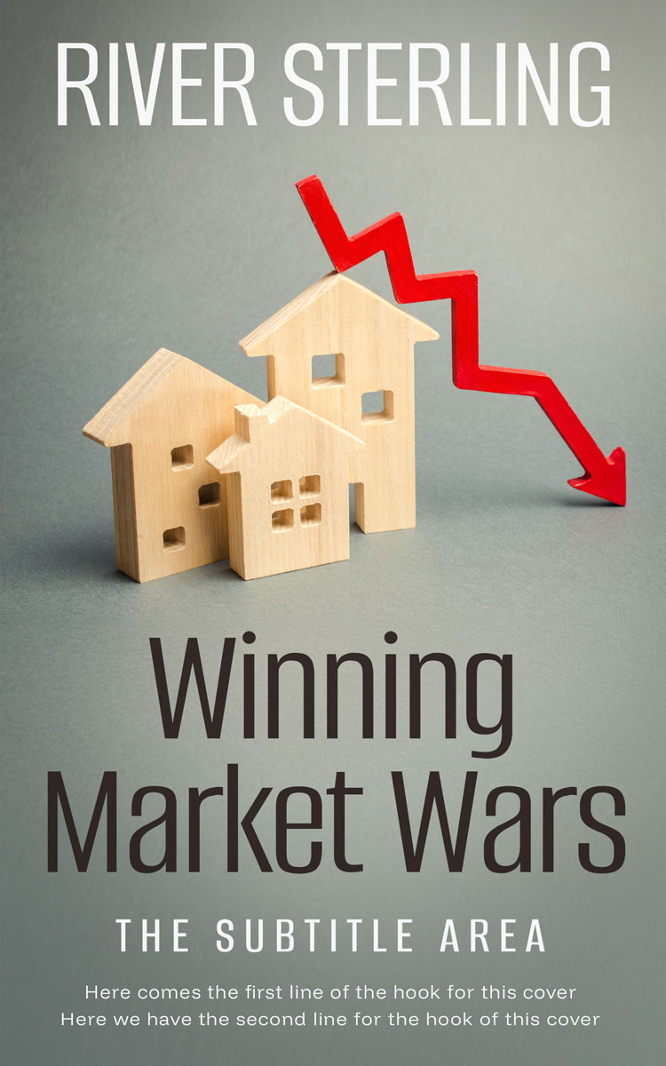 2D view of Premade Business Book Cover - Lemon Grass #36274 | BookCoverZone*