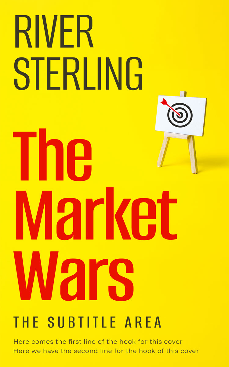 2D view of Premade Business Book Cover - Turbo #36275 | BookCoverZone*