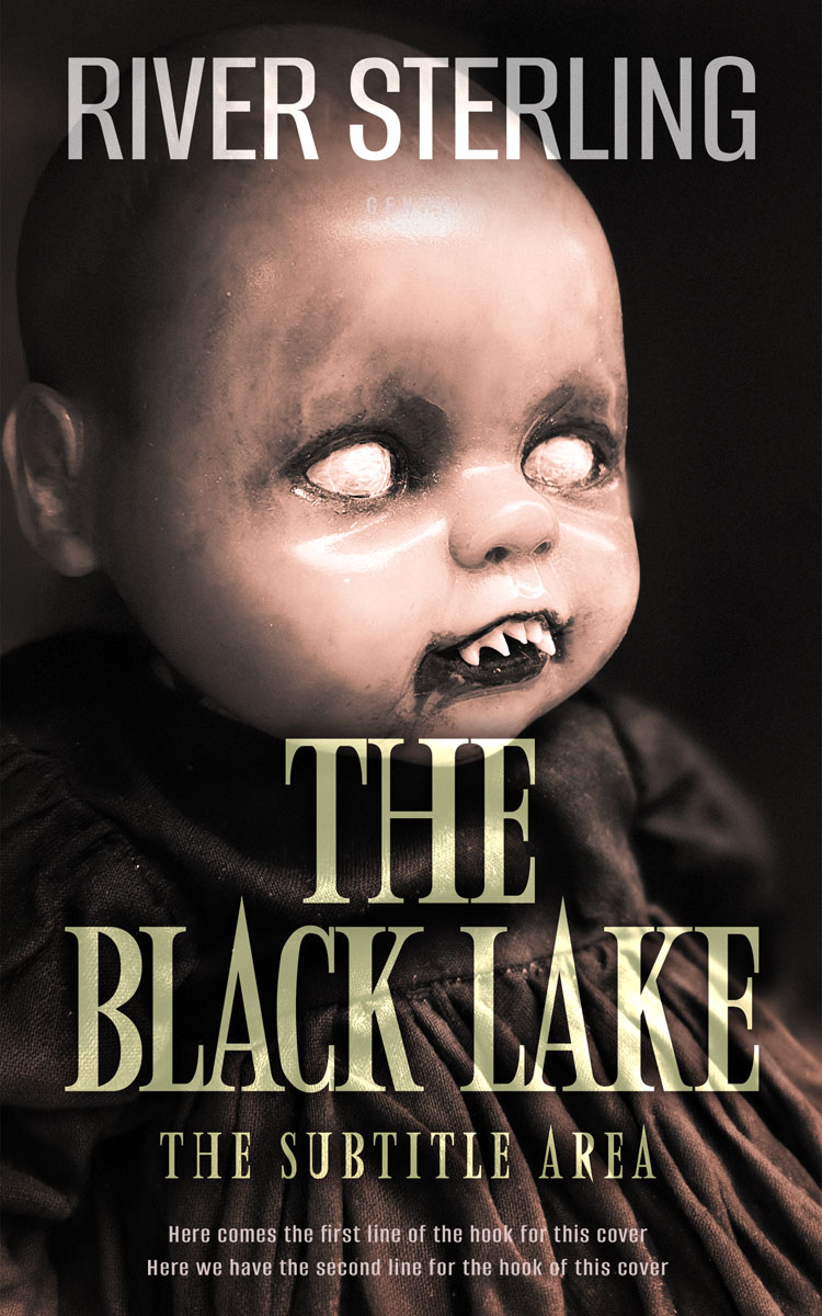 2D view of Premade Horror Book Cover - Vanilla #36281 | BookCoverZone*