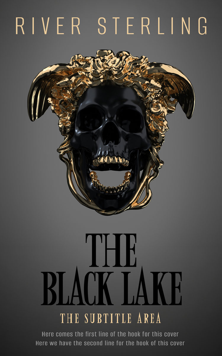 2D view of Premade Horror Book Cover - Masala #36284 | BookCoverZone*