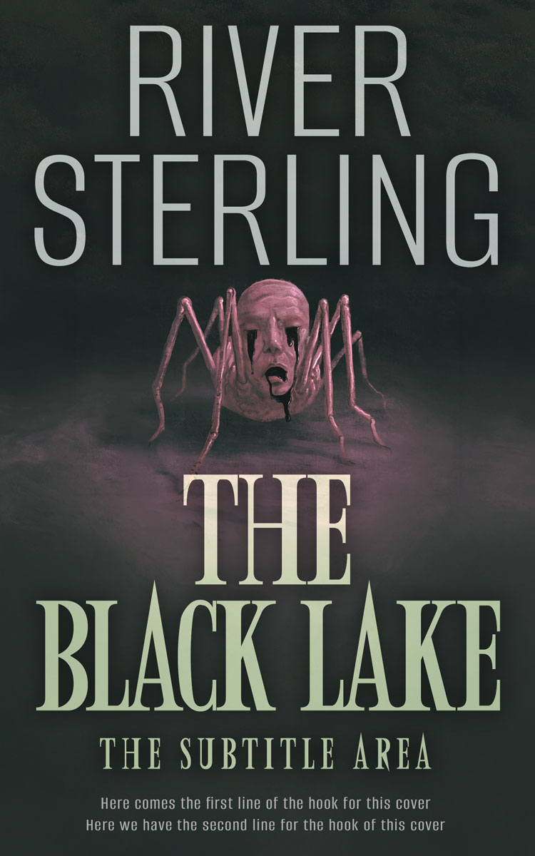 2D view of Premade Horror Book Cover - Outer Space #36287 | BookCoverZone*