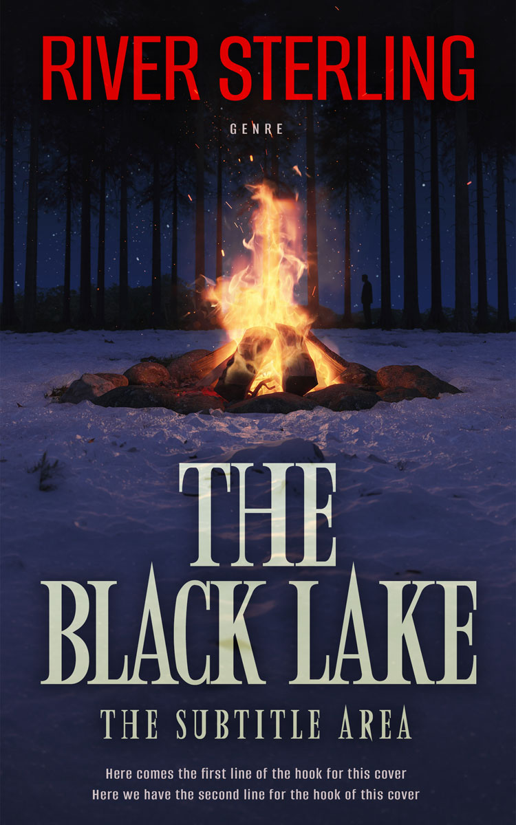 2D view of Premade Mystery & Thriller & Suspense Book Cover - Ebony Clay