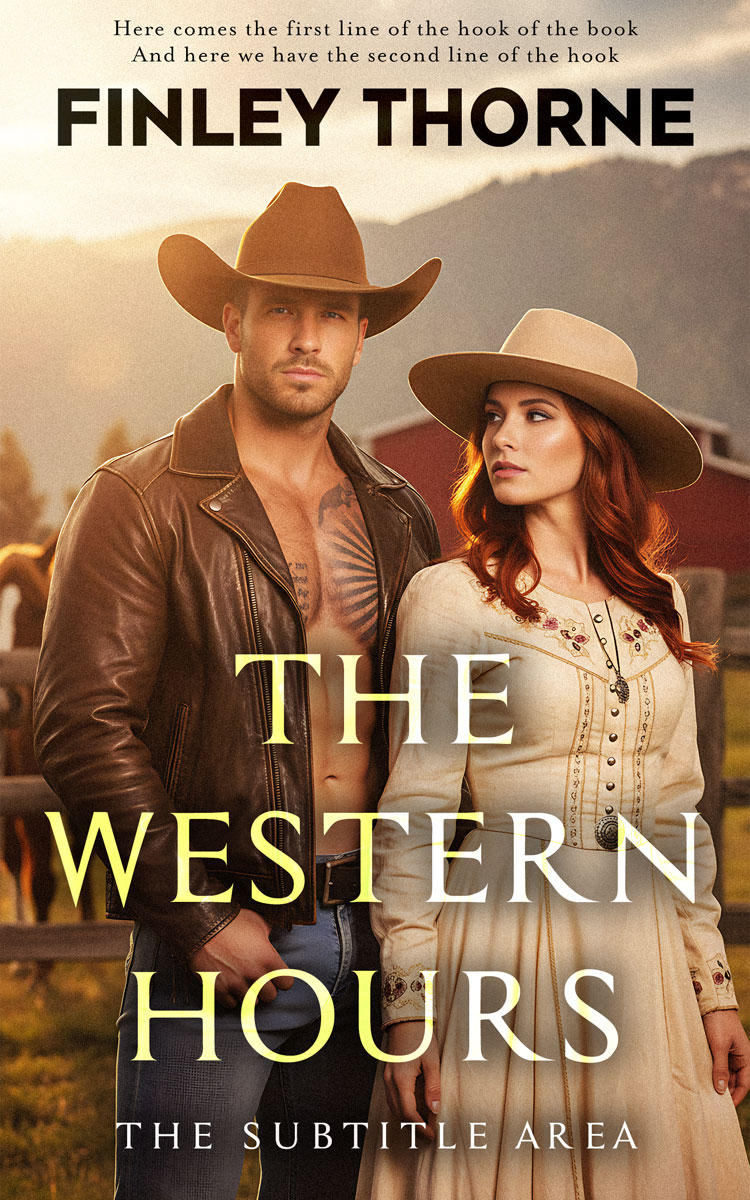 2D view of Premade  Book Cover - Barley Corn #36314 | BookCoverZone*