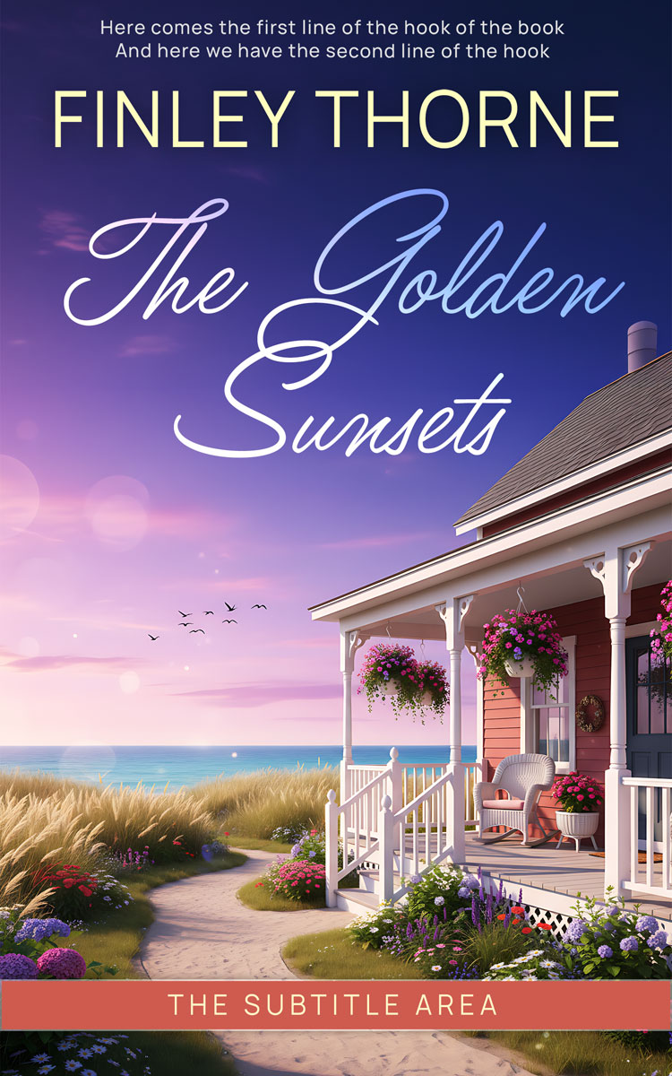 2D view of Premade Romance Book Cover - Martinique