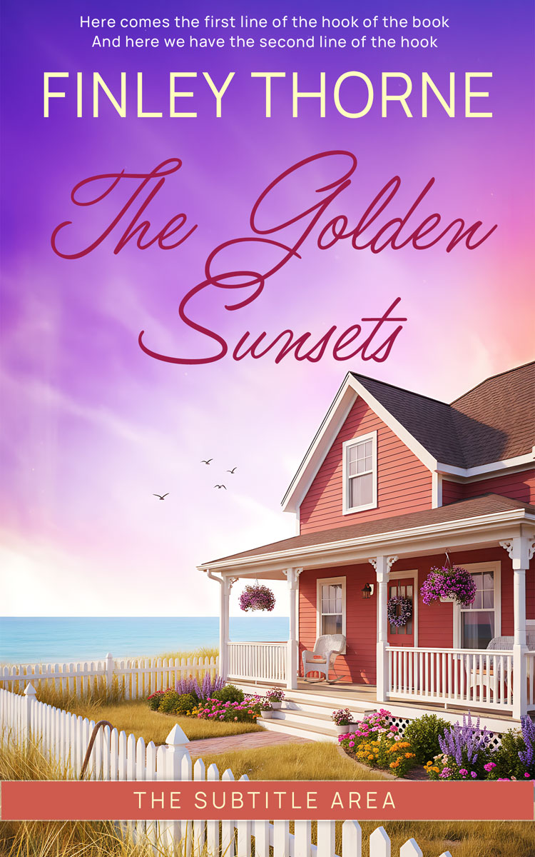 2D view of Premade Romance Book Cover - Melanie
