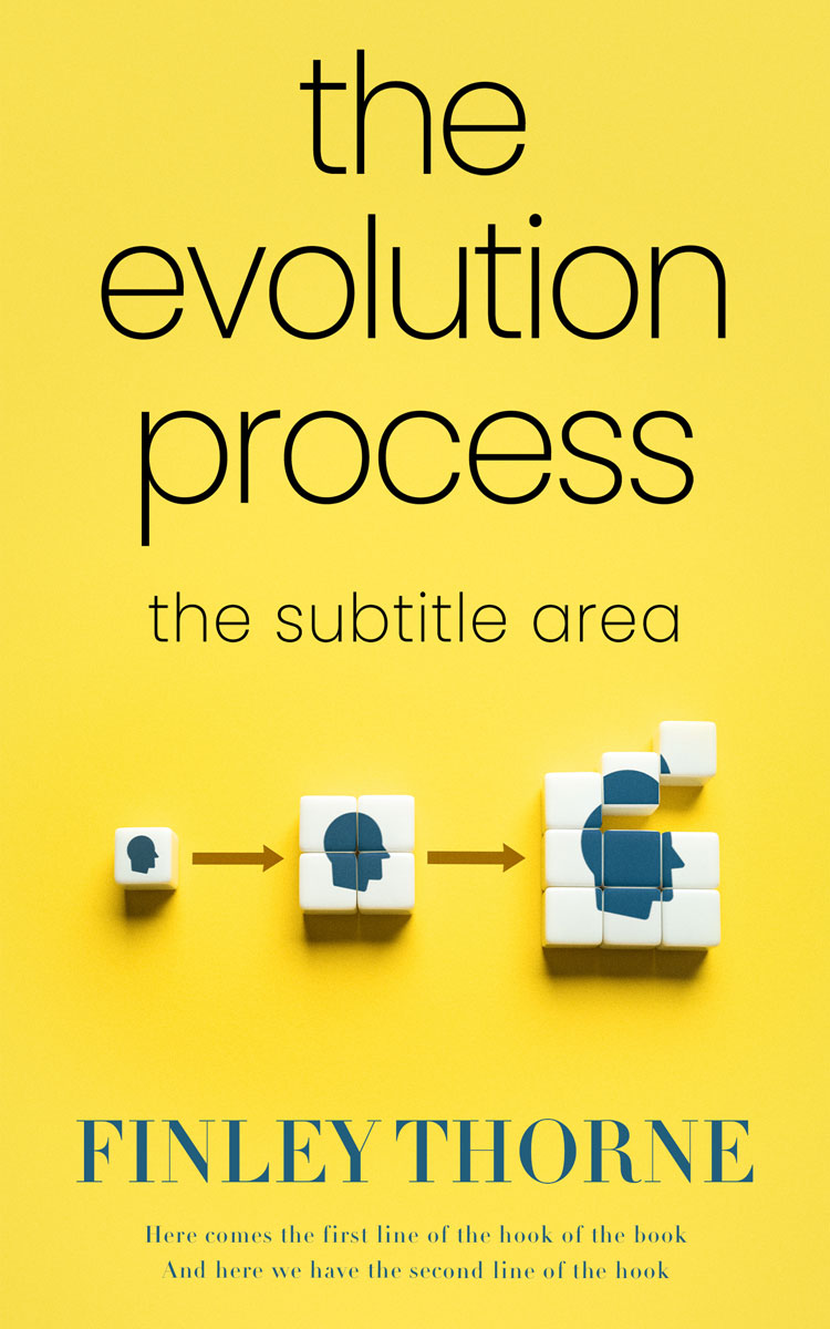 2D view of Premade Self-Improvement & Self-Help Book Cover - Energy Yellow #36380 | BookCoverZone*