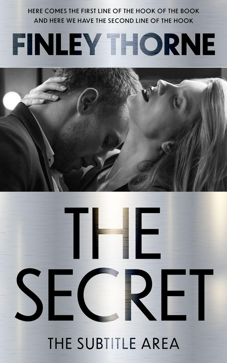 2D view of Premade Romance Book Cover - Silver Sand #36399 | BookCoverZone*
