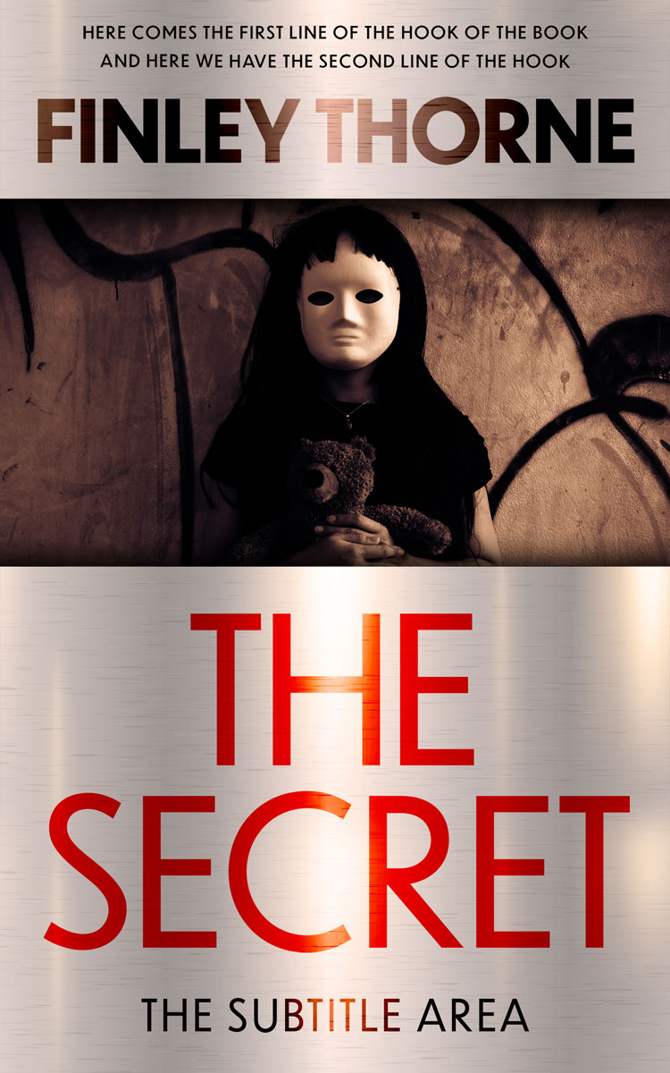 2D view of Premade Horror Book Cover - Silk #36405 | BookCoverZone*