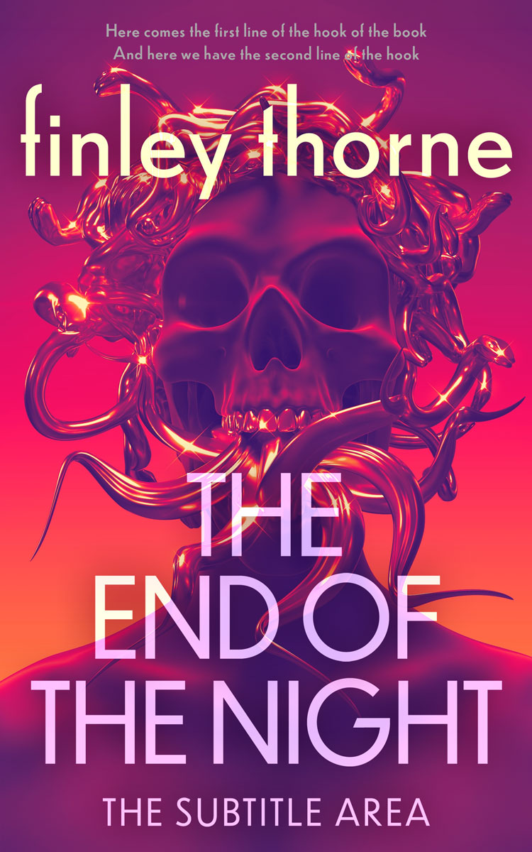 2D view of Premade Horror Book Cover - Disco #36408 | BookCoverZone*