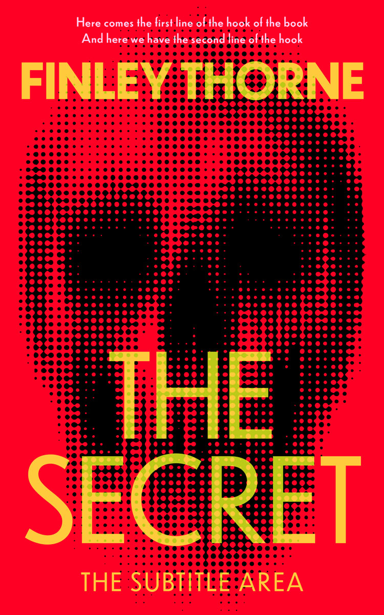 2D view of Premade Mystery & Thriller & Suspense Book Cover - Torch Red #36410 | BookCoverZone*