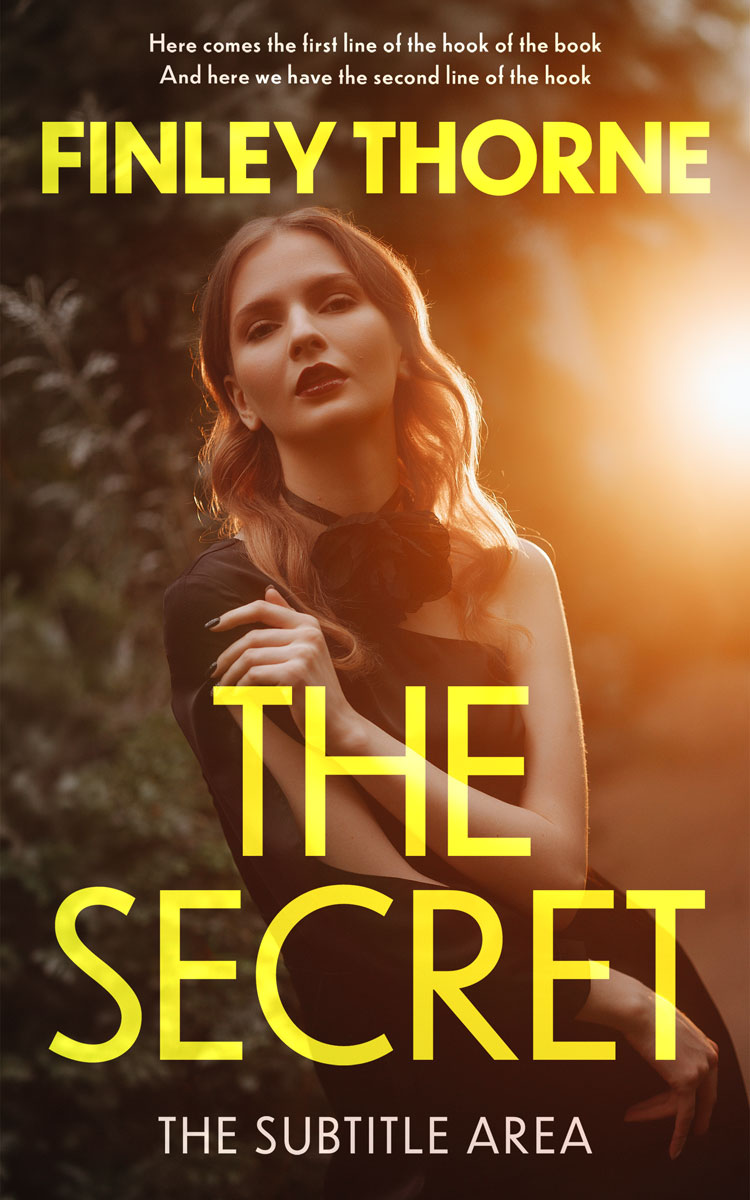 2D view of Premade Mystery & Thriller & Suspense Book Cover - Brown Derby #36413 | BookCoverZone*
