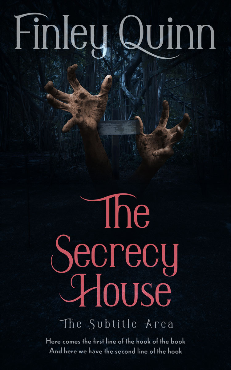 2D view of Premade Horror Book Cover - Bunker #36444 | BookCoverZone*