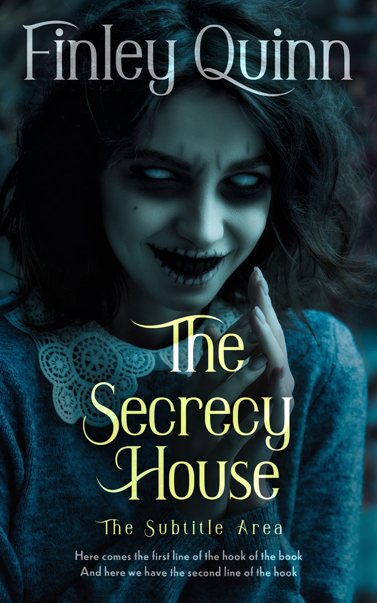 2D view of Premade Horror Book Cover - Aztec #36445 | BookCoverZone*