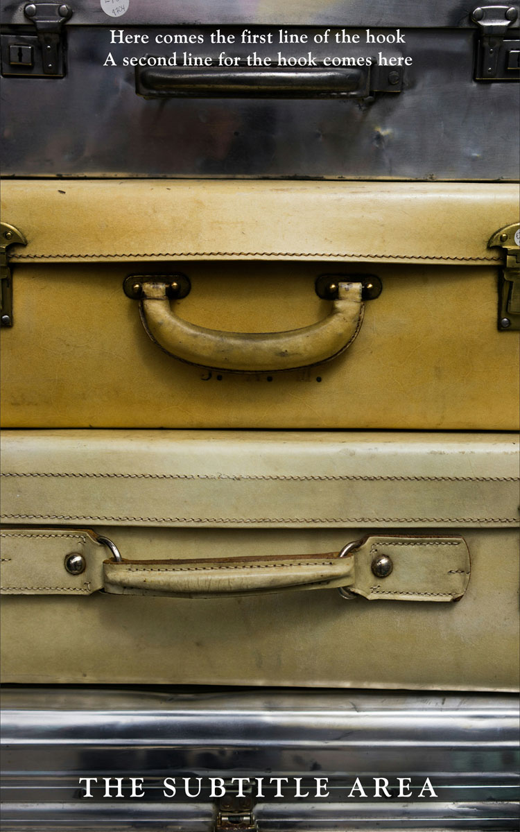 2D view of Premade Literary Fiction Book Cover - Tobacco Brown #36503 | BookCoverZone*
