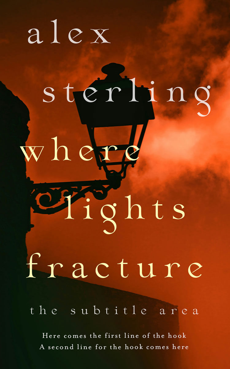 2D view of Premade Horror Book Cover - Kenyan Copper