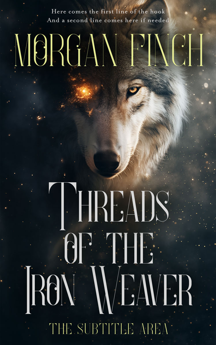 2D view of Premade Fantasy Book Cover - Woodsmoke