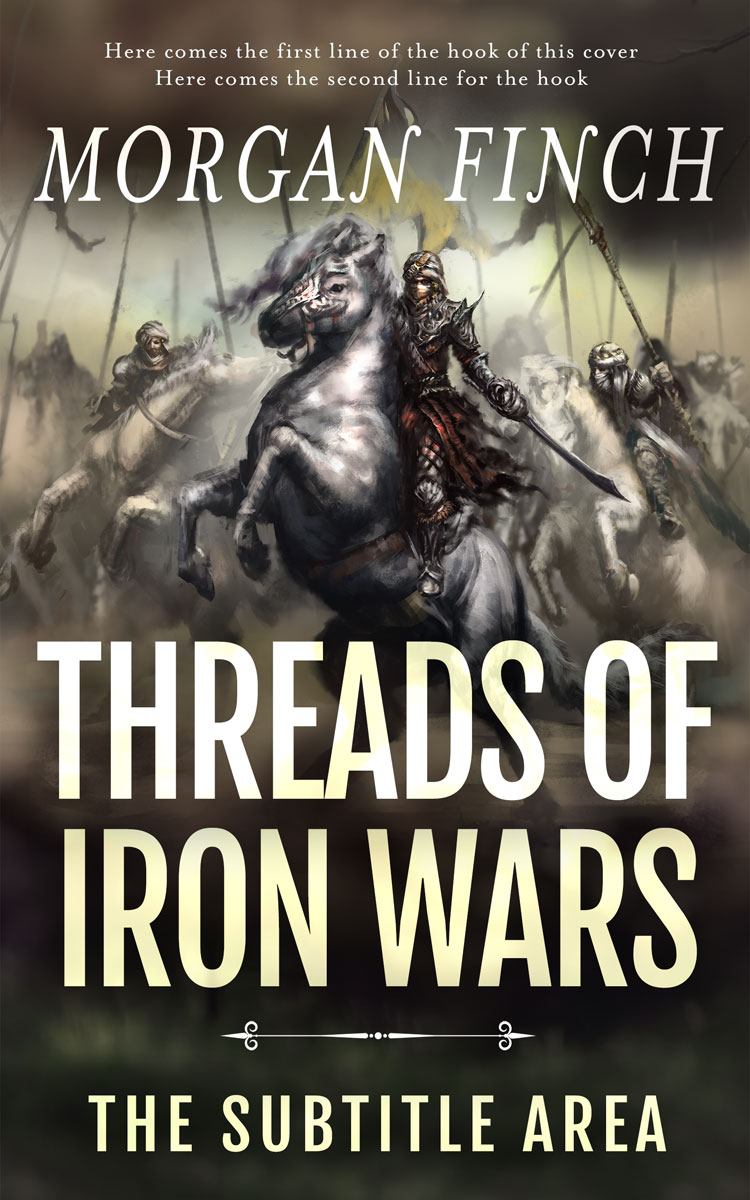 2D view of Premade Fantasy Book Cover - Merlin
