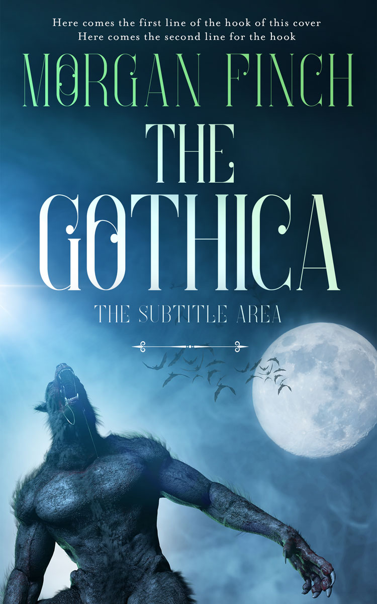2D view of Premade Horror Book Cover - Elephant #36554 | BookCoverZone*