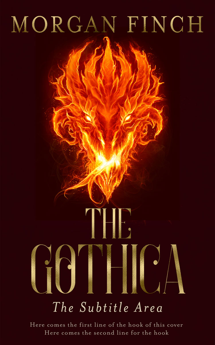 2D view of Premade Fantasy Book Cover - Rebel