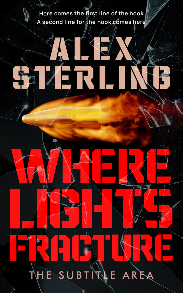 2D view of Premade Mystery & Thriller & Suspense Book Cover - Cod Gray #36575 | BookCoverZone*