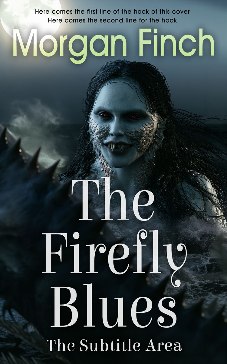 2D view of Premade Horror Book Cover - Bunker #36692 | BookCoverZone