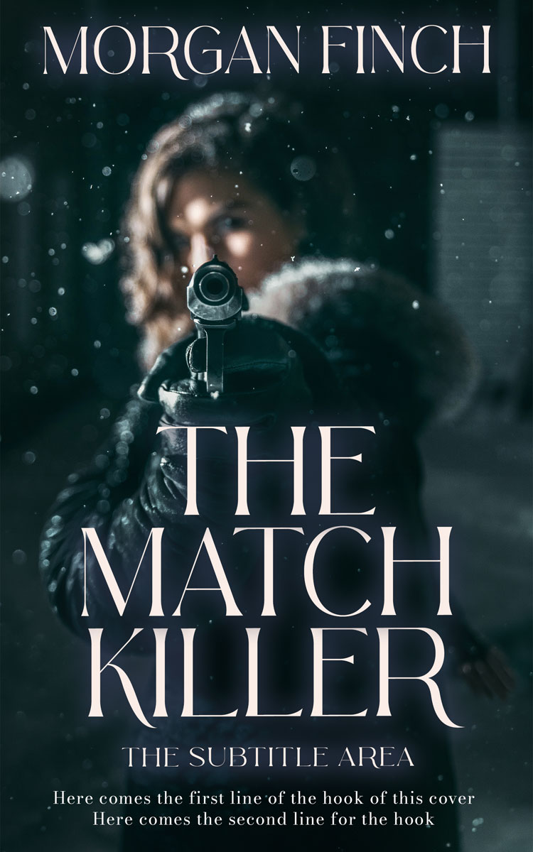 2D view of Premade Mystery & Thriller & Suspense Book Cover - Timber Green #36793 | BookCoverZone*